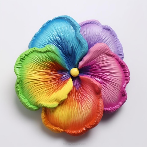 Bordado floral en primer plano